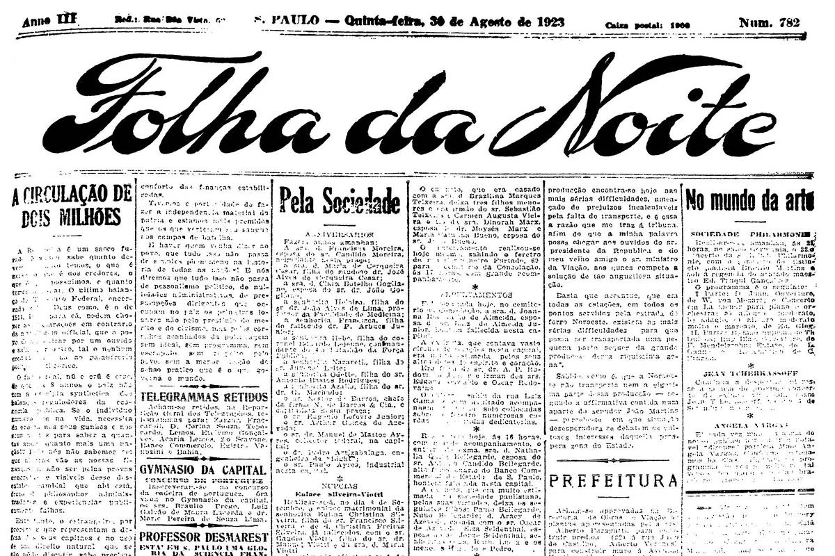 1923: Flamengo virá a São Paulo para jogar futebol contra Paulistano – 29/08/2023 – Banco de Dados