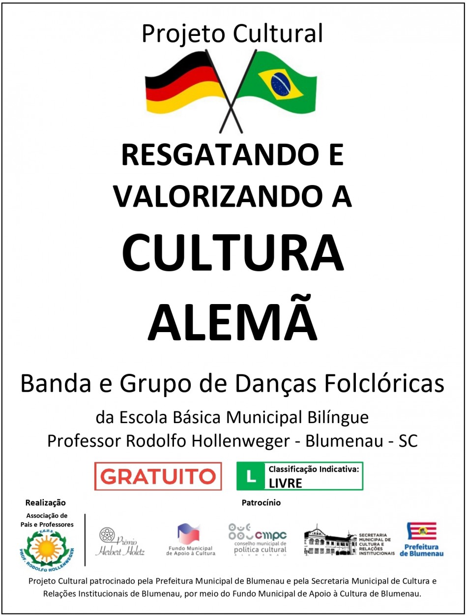 Projeto cultural resgata e valoriza a cultura alemã