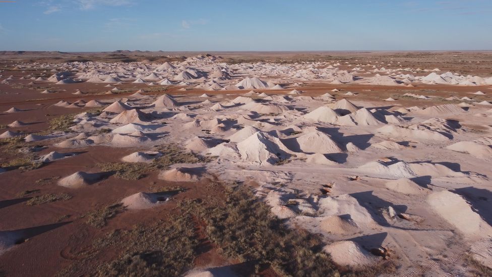 The town where people live underground