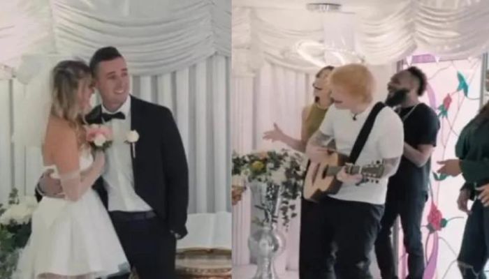 Ed Sheeran Leaves a Couple Speechless After Crashing Their Wedding