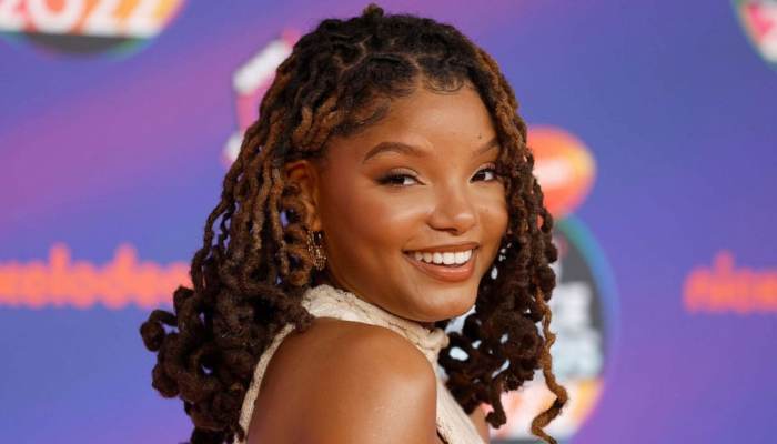 Halle Bailey Wears a Janet Jackson-Inspired Gown