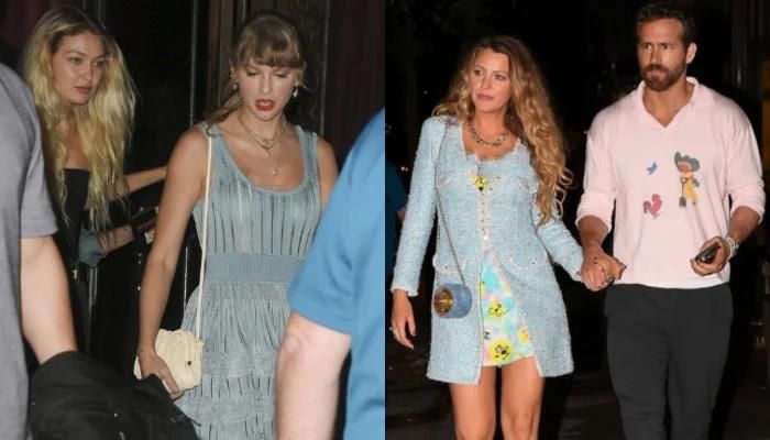 Taylor Swift Goes to Dinner with Blake Lively, Gigi Hadid, and Ryan Reynolds