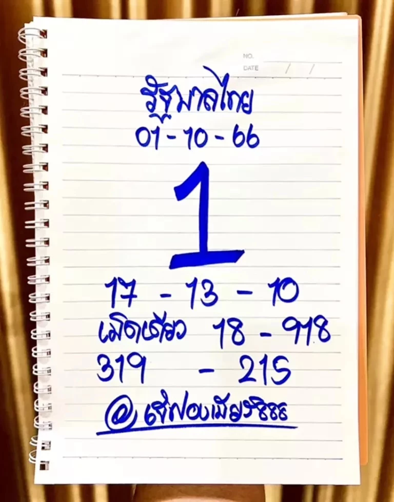 ‘เลขเด็ดงวดนี้’ 1/10/66 รวม 3 สำนักดัง เลขทะเบียนรถนายกฯ แนวทางหวย งวด 1 ต.ค. 66