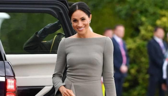 Meghan Markle Is Stunning in Grey at the Invictus Games Reception with Prince Harry