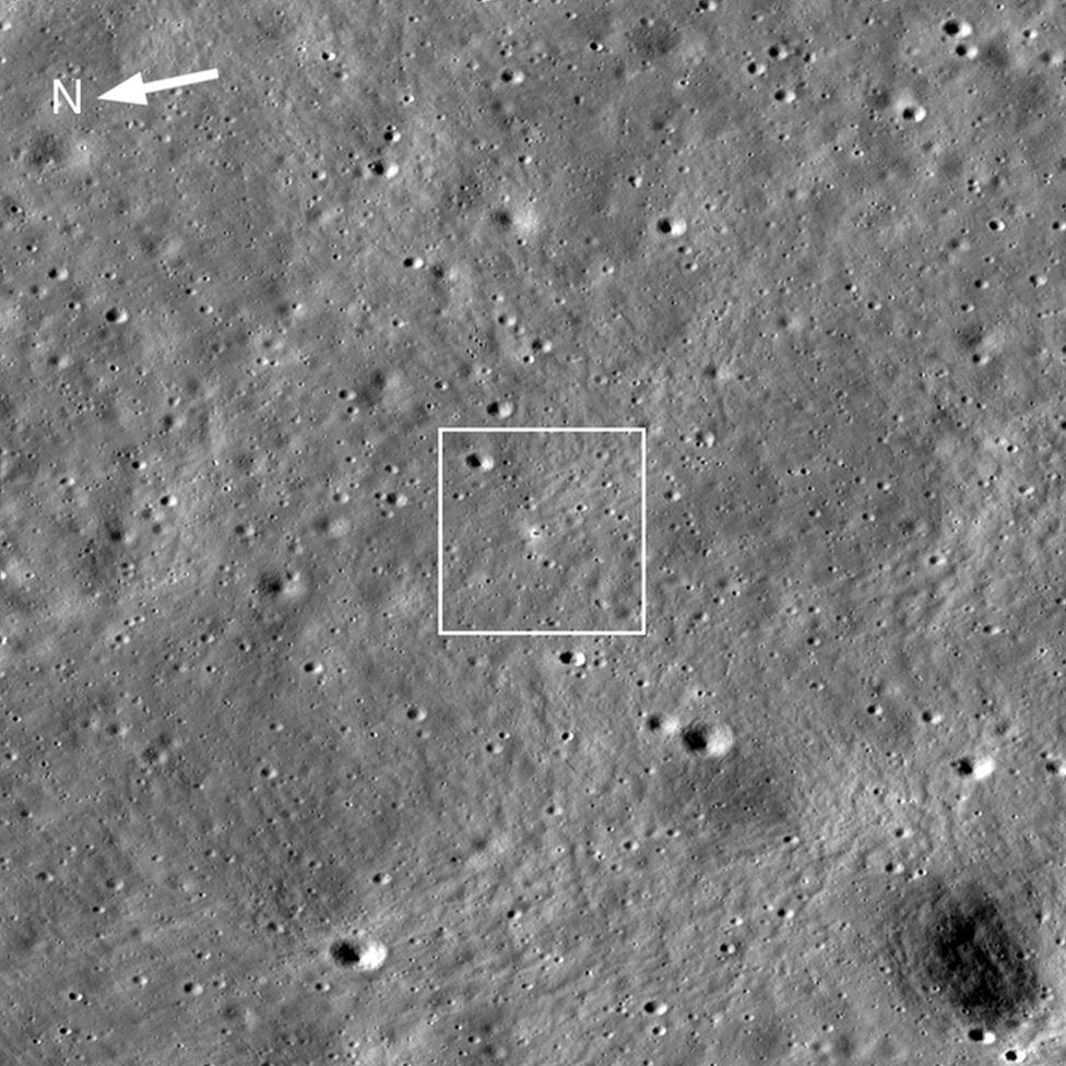 Chandrayaan-3: Nasa’s lunar orbiter photographs India’s Moon lander Vikram