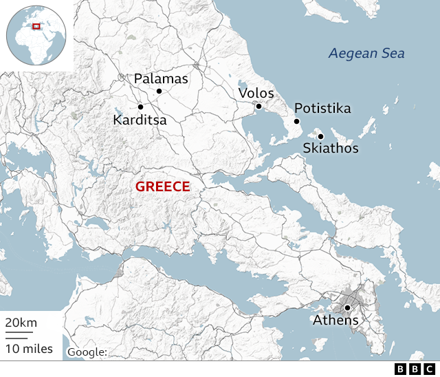 Greece floods: Austrian honeymooners killed after holiday home swept away