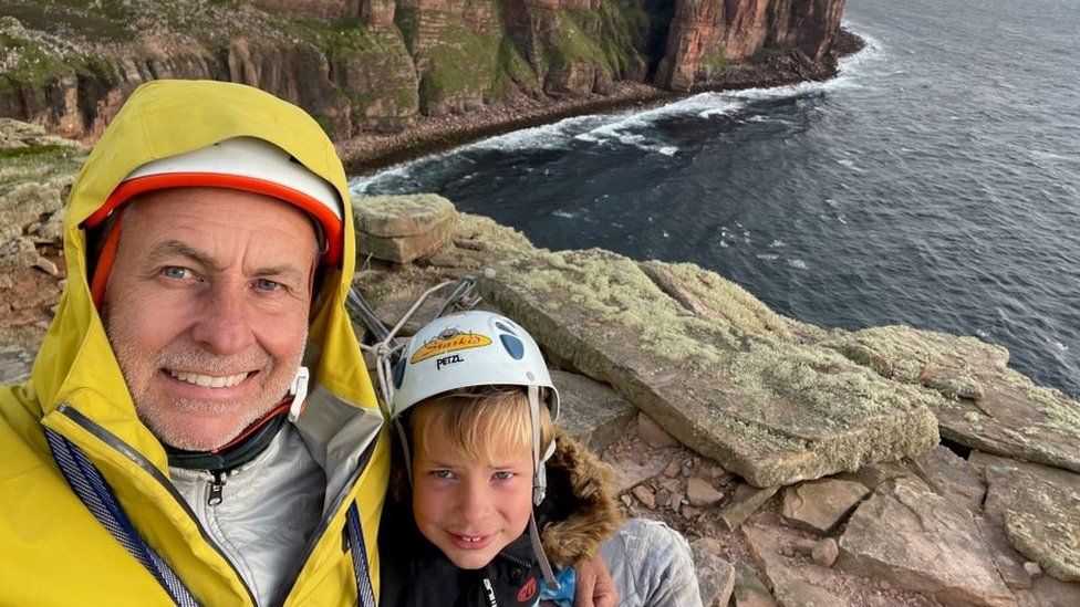 Boy, aged seven, climbs Old Man of Hoy sea stack