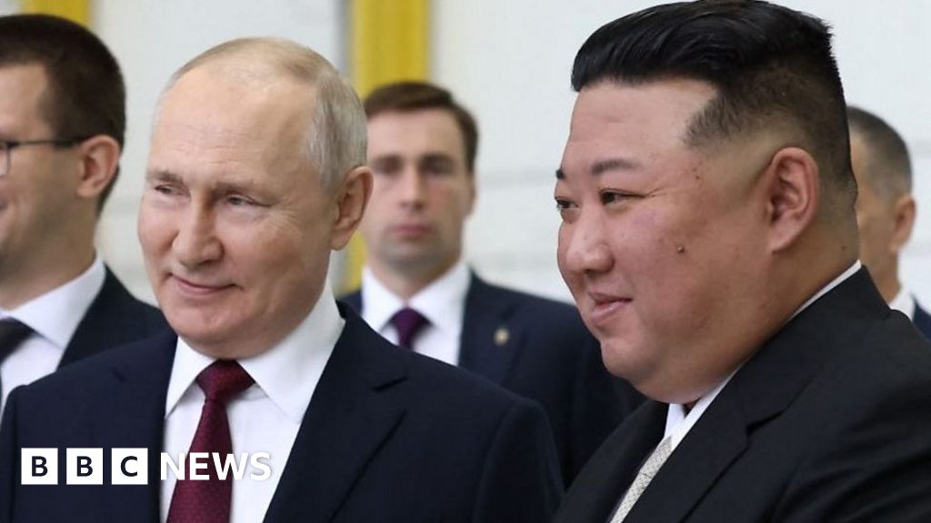 Watch Putin welcome Kim to Russia