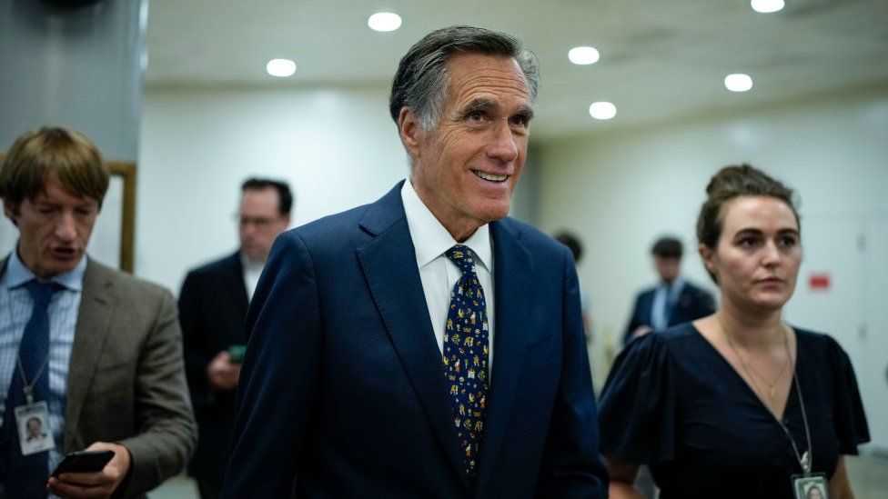 Senator Mitt Romney urges Biden and Trump to ‘stand aside’ for 2024