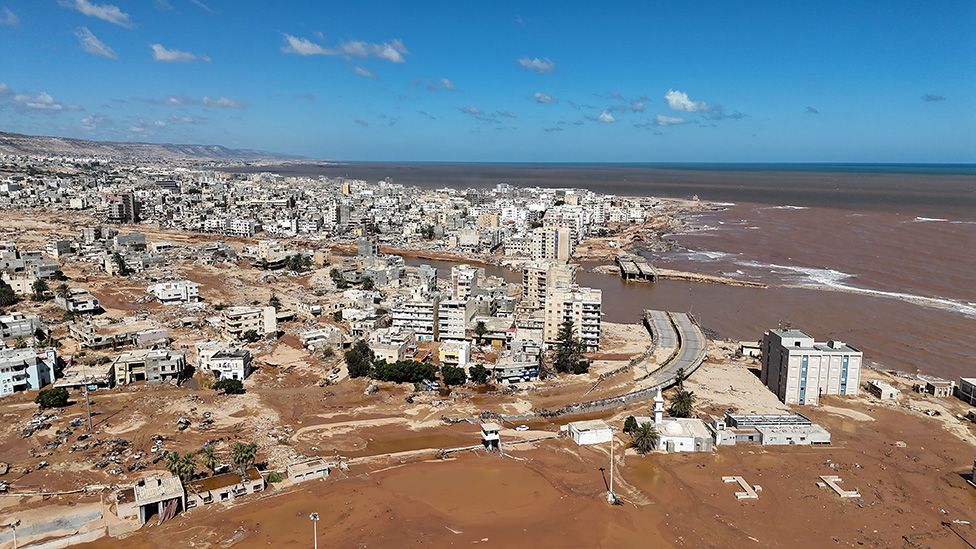 Libya flood: Satellite images reveal destruction in Derna