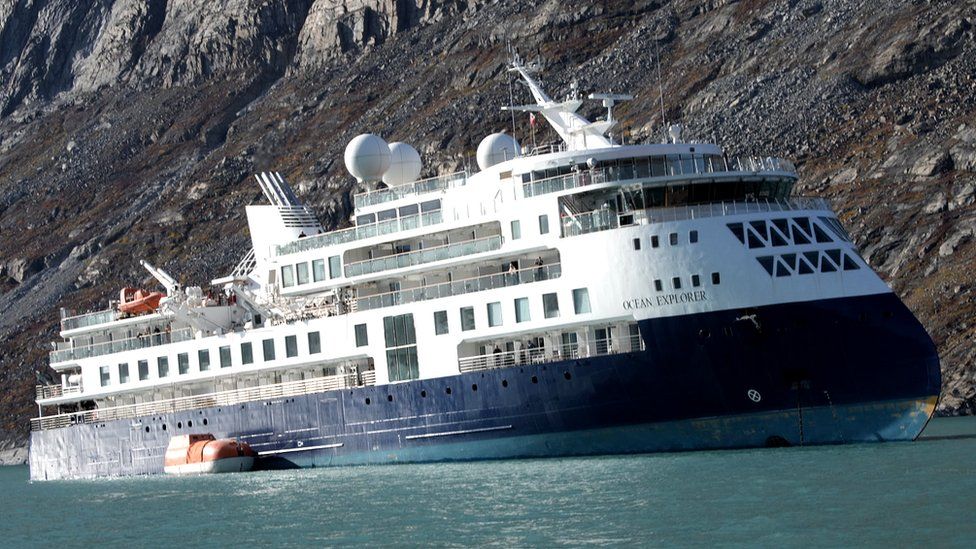 Greenland cruise ship pulled free after three days stuck in mud