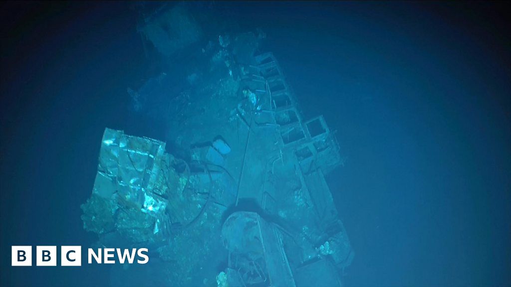 New footage shows historic World War II shipwrecks