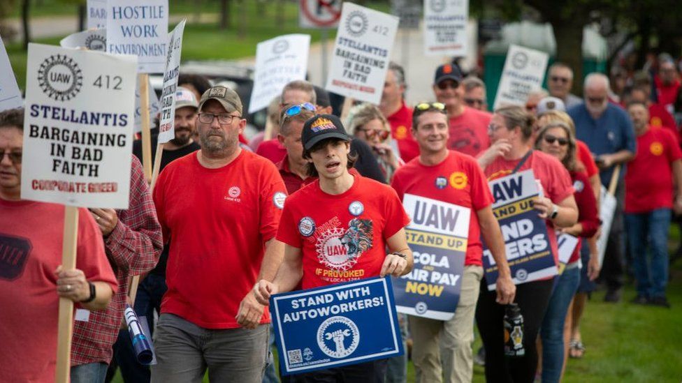 UAW strike expands to dozens of sites at GM and Stellantis