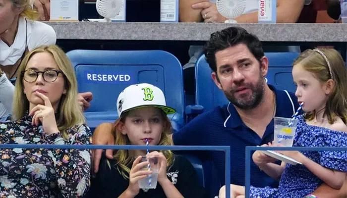 John Krasinski and Emily Blunt Enjoy Spending Time with Their Kids at the US Open