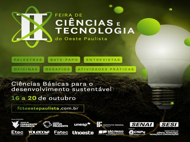 Inscrições de projetos para 2ª Feira de Ciências e Tecnologia encerra nesta segunda (02)