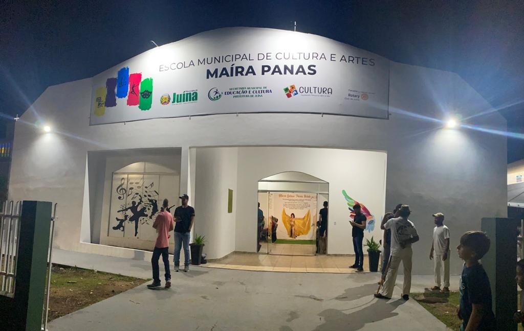 Inauguração da Escola Municipal de Cultura e Artes Maíra Panas