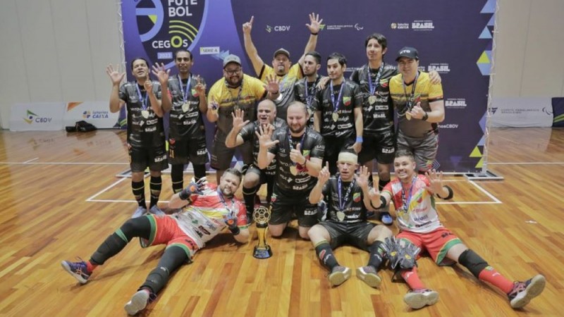 RS conquista o título de hexacampeão brasileiro de Futebol de Cegos