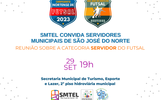 SMTEL convoca clubes de futebol amador de SJN para reunião – Notícias – Prefeitura Municipal de São José do Norte