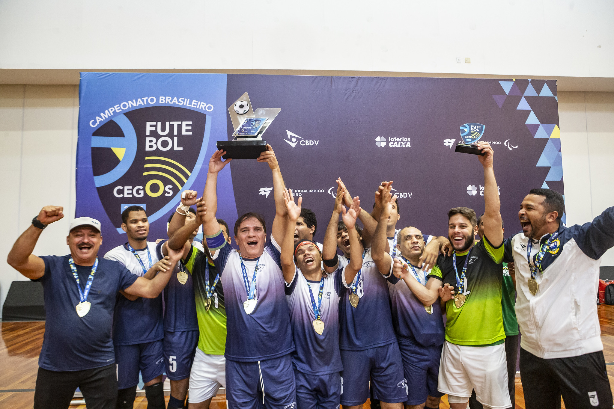 Brasileiro de futebol de cegos começa nesta segunda-feira no CT Paralímpico; SporTV transmite final