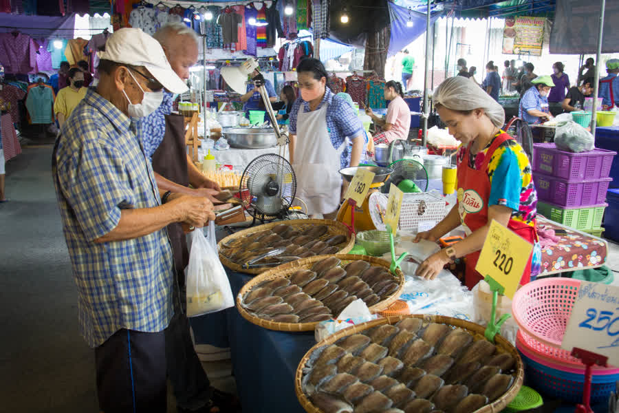 สมุทรสาครจัดงานตลาดอาหารปลอดภัย ร่วมกับตลาดประชารัฐคนไทยยิ้มได้