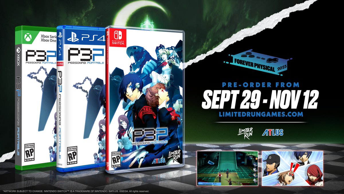 Limited Run Games anuncia edições físicas especiais de Persona 3 Portable e Persona 4 Golden