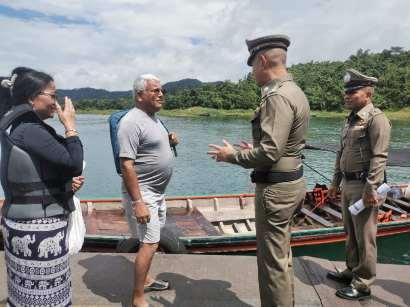 ตำรวจสุราษฎร์ฯ เข้มบริการรักษาความปลอดภัยนักท่องเที่ยว