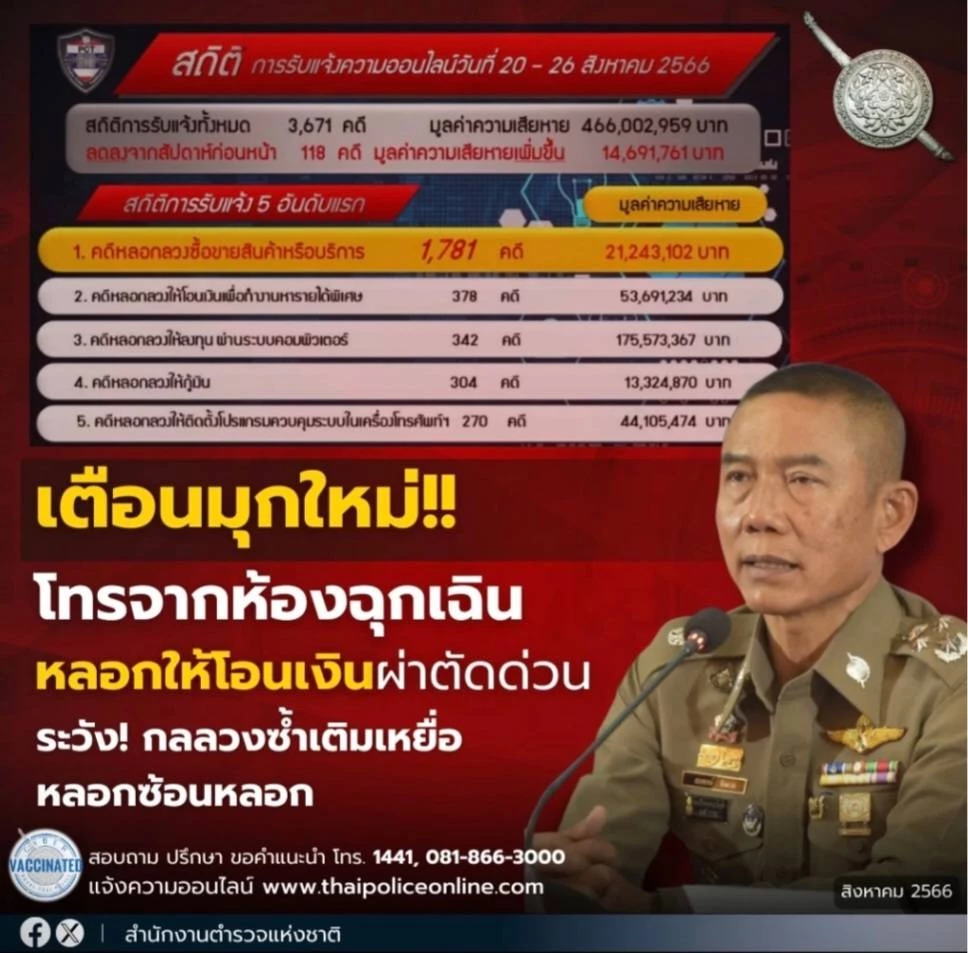 เตือนภัยมุกใหม่! แก๊งคอลเซ็นเตอร์ โทรจากห้องฉุกเฉินให้โอนเงินผ่าตัดด่วน
