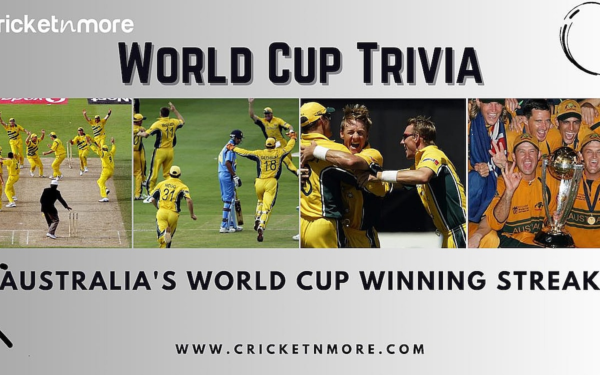 Cricket World Cup Trivia: जब वर्ल्ड कप में चला था ऑस्ट्रेलिया क्रिकेट टीम का विजय रथ, कोई टीम नहीं हरा पाई थी