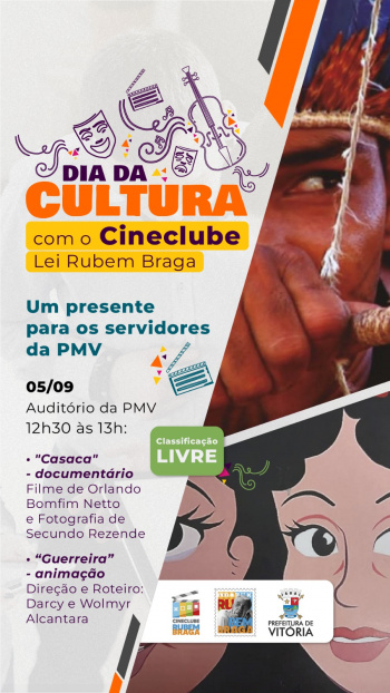 Servidores ganham “Dia da Cultura” a partir da próxima terça-feira (5)