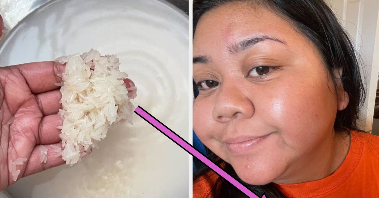 I Used Rice Water On My Skin For A Week Because TikTok Told Me It Could Give Me “Glass Skin”