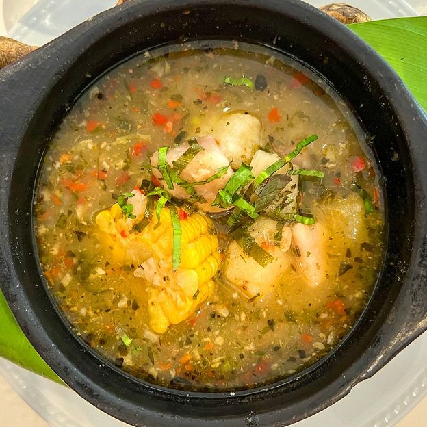 Sancocho: A Panamanian chicken and vegetable soup