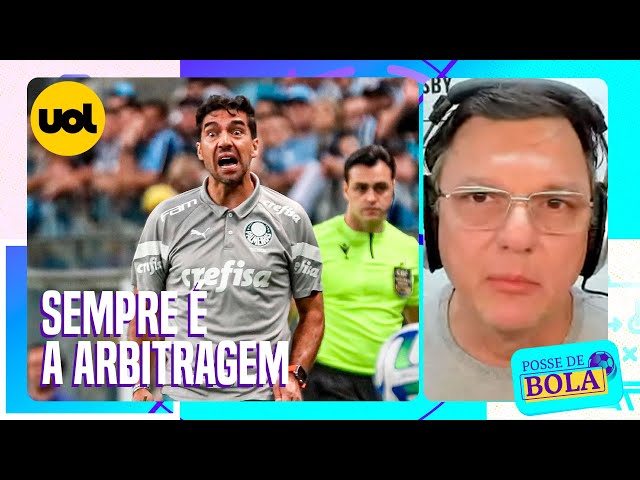 Mauro Cezar critica reação de Abel na derrota: ‘Sempre a culpa é de alguém’