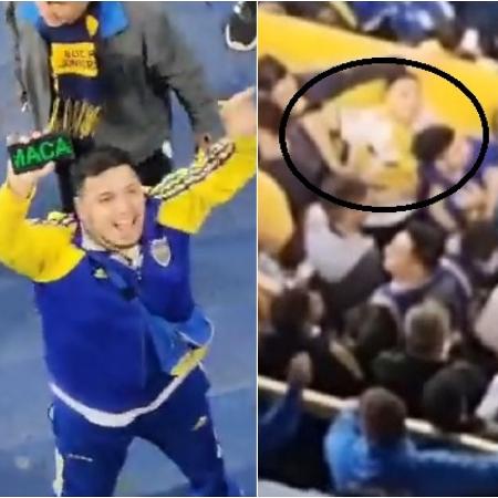 Torcedor do Boca exibe palavra ‘macaco’ em celular para palmeirenses