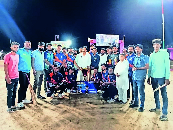 रजवाड़ा की टीम ने जीती क्रिकेट प्रतियोगिता