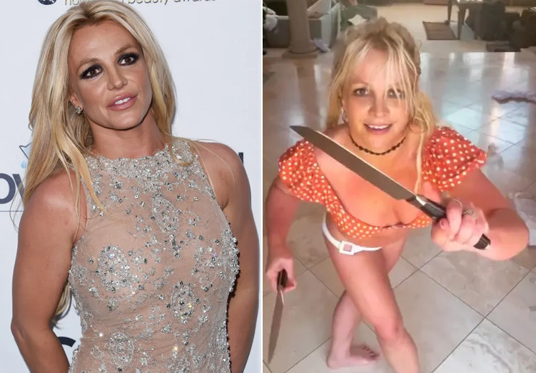 Britney Spears bị cảnh sát hỏi thăm sau khi đăng video múa dao lên mạng