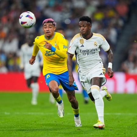 Real Madrid vence o Las Palmas no retorno de Vinicius Jr ao time