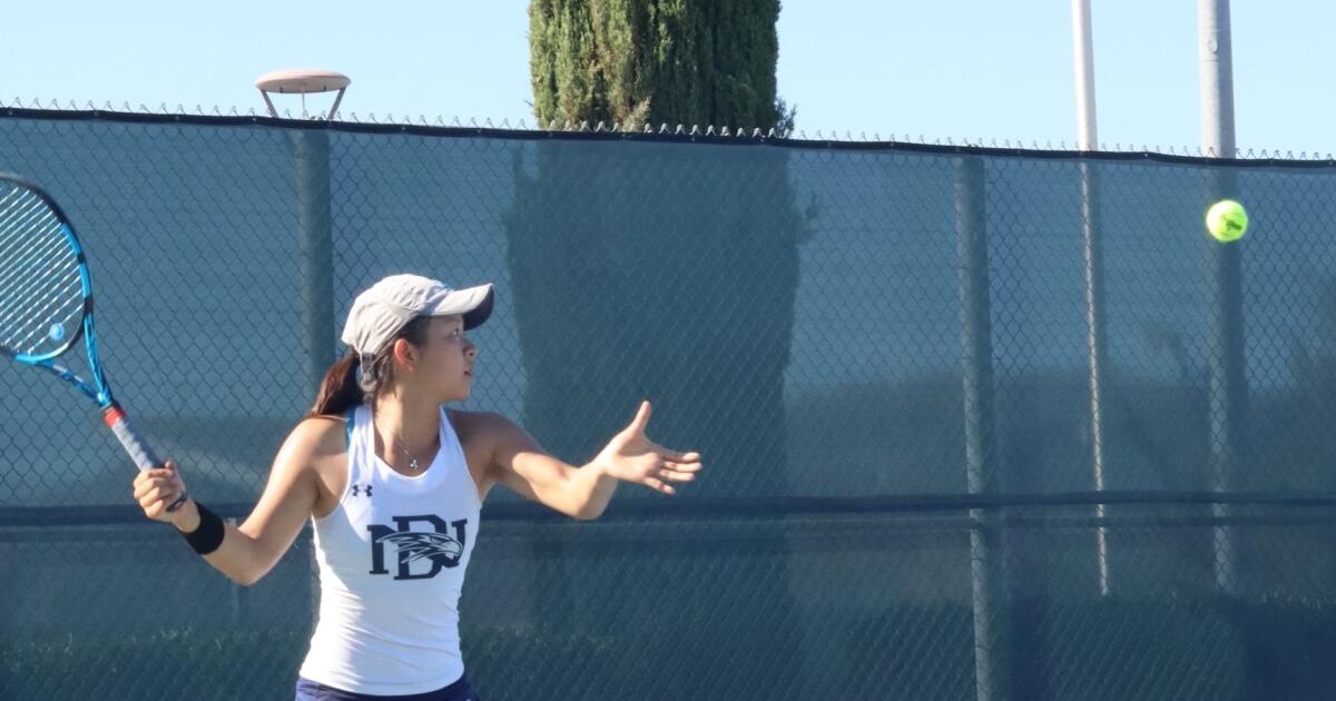 Shen, a steady baseliner, helping Del Norte girls tennis team into playoffs