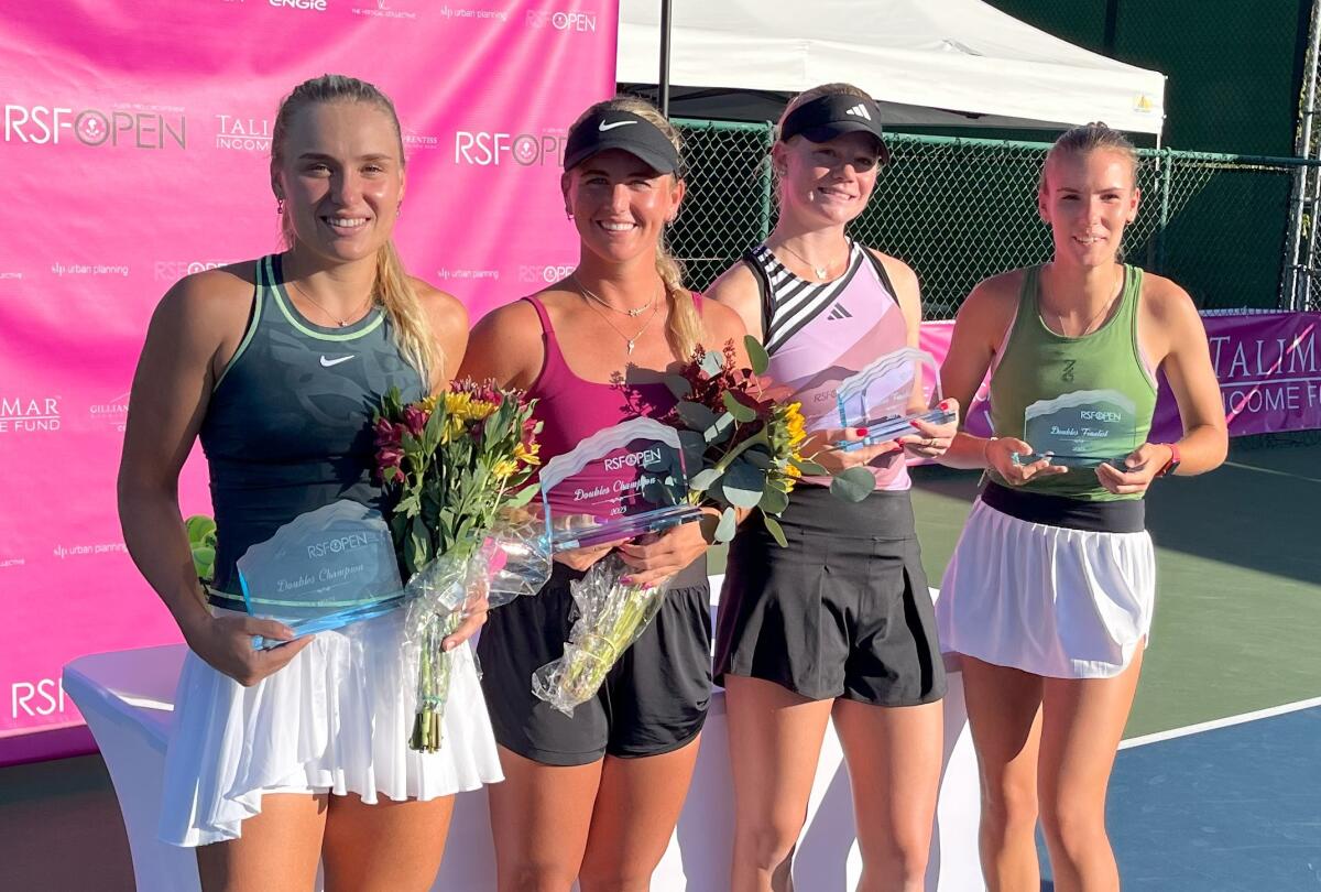 Ukrainian tennis player wins both singles, doubles titles at successful RSF Open