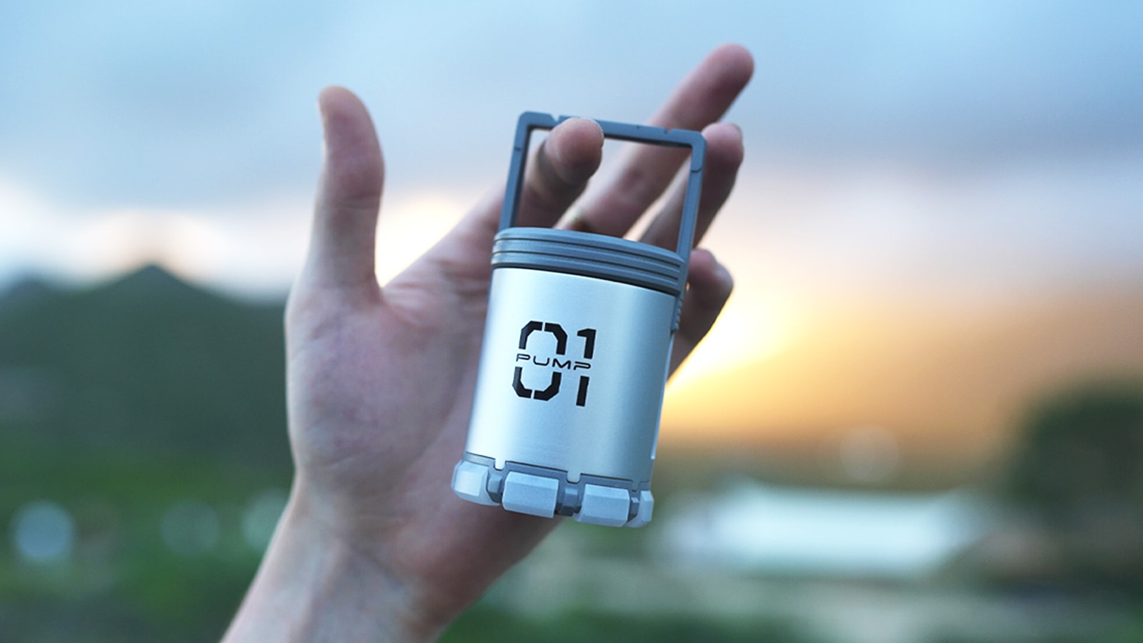 This air pump & lantern boasts an integrated power bank & SOS light