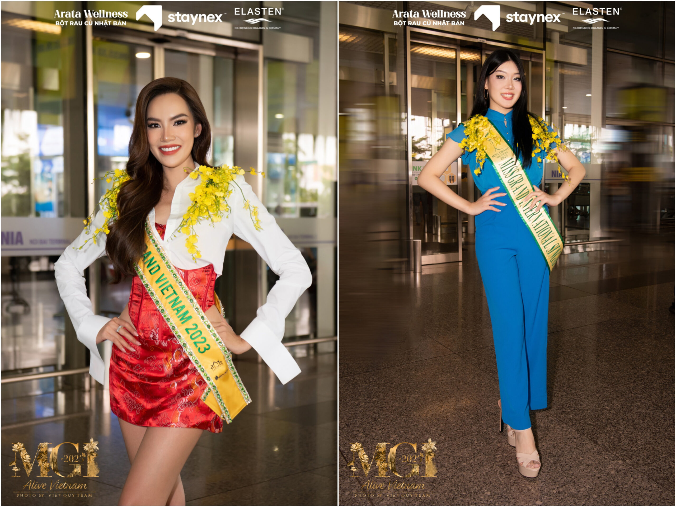 Những thí sinh Miss Grand International 2023 đầu tiên đã đến Việt Nam