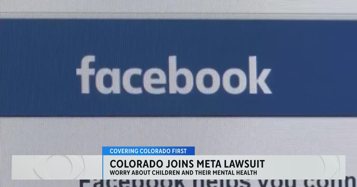 Colorado joins Meta lawsuit over children and mental health