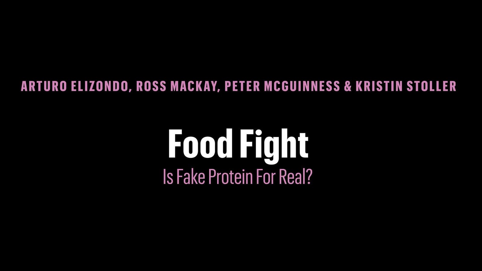 2023 Forbes Under 30 Summit | Food Fight: Is Fake Protein For Real?