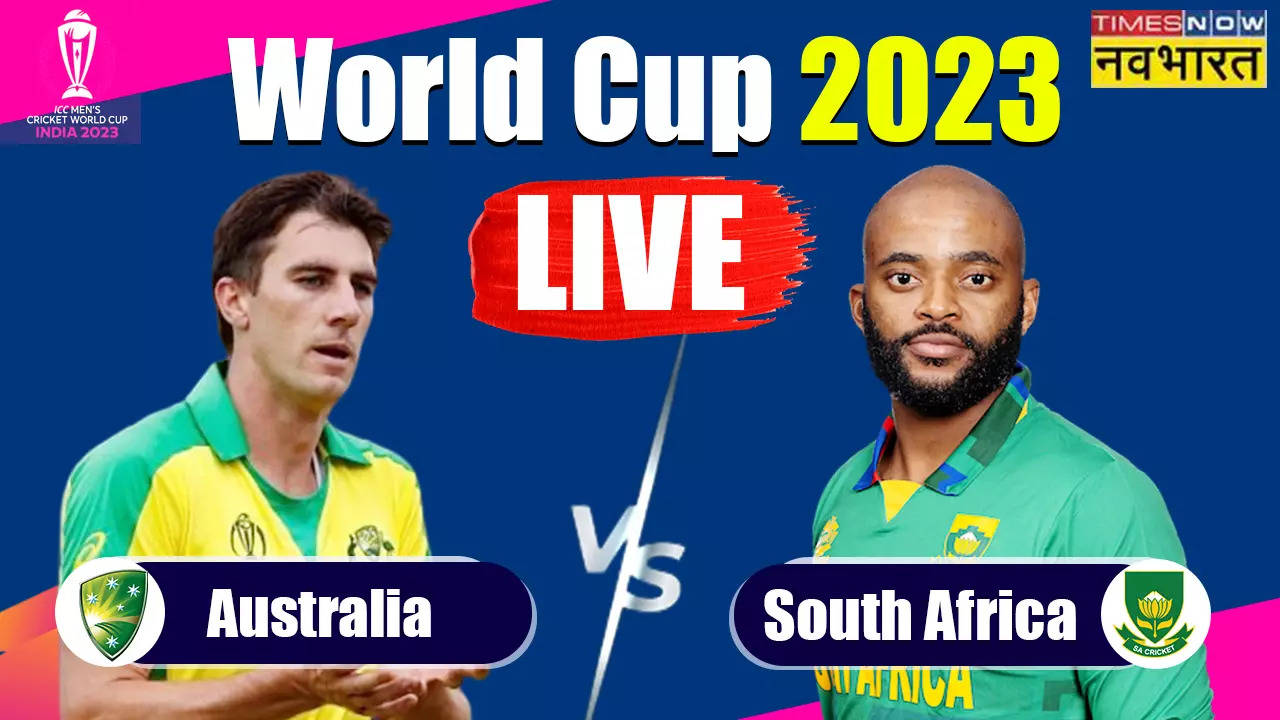 AUS vs SA LIVE क्रिकेट स्कोर, World Cup 2023: SCORE (10 Over, 53/0) दक्षिण अफ्रीकी ओपनर्स पिच पर जमे