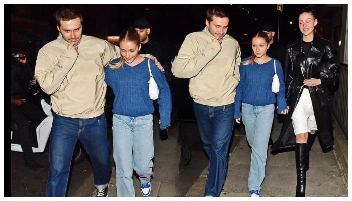 Harper Beckham Had a Romantic Meal with Her Friends Nicola Peltz and Brooklyn Beckham