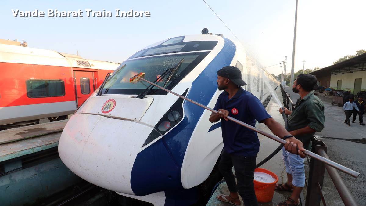 Vande Bharat Train Indore: इंदौर पहुंचा वंदे भारत का रैक, भारत-पाकिस्तान विश्व कप क्रिकेट मैच के लिए हो सकता है संचालन – Vande Bharat Train Indore Vande Bharat rake reaches Indore may operate for India Pakistan World Cup cricket match