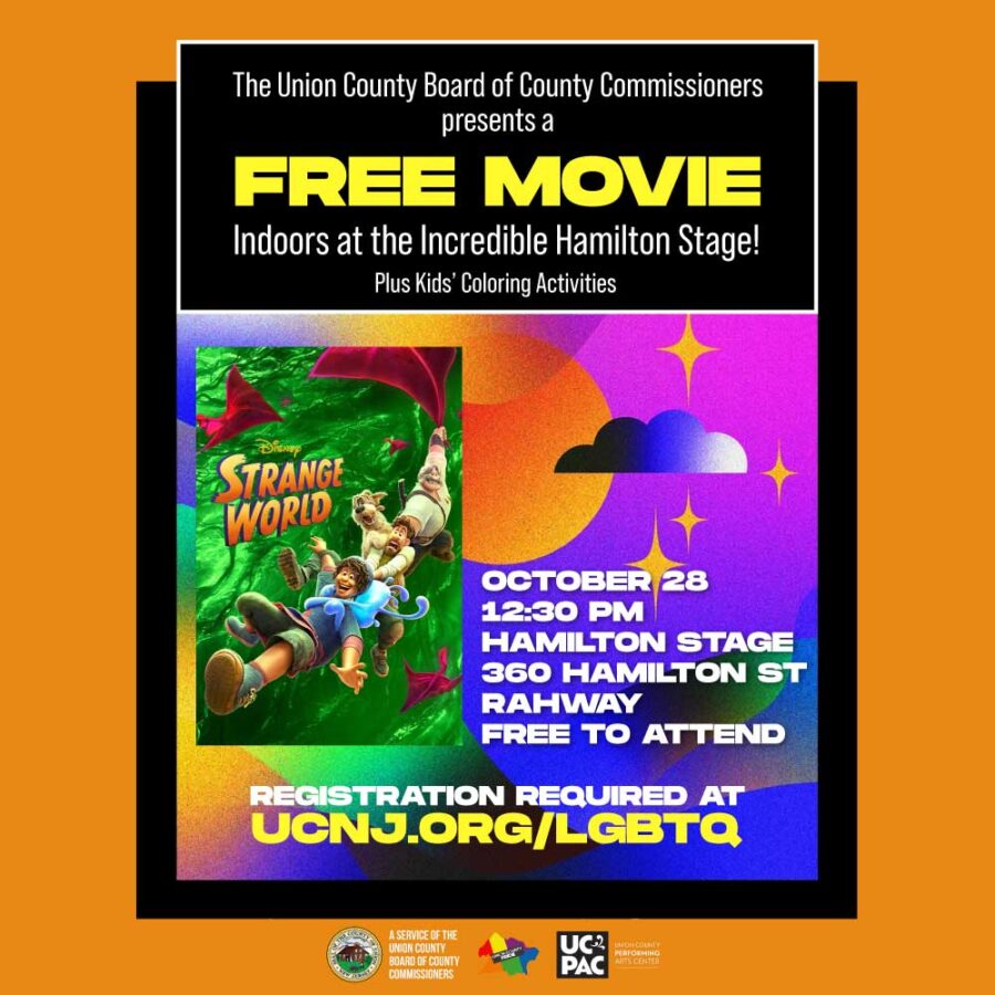 Union County to host Movie Event at Union County Performing Arts Center’s Hamilton Stage