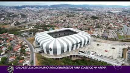 Atletico-MG x Cruzeiro: PM vai liberar 3.600 torcedores visitantes na Arena MRV