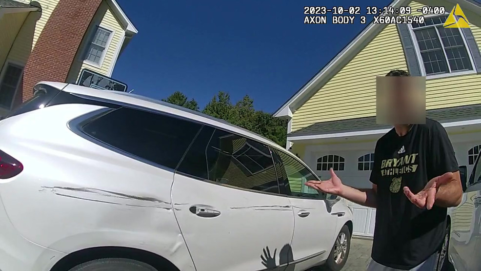 Police release bodycam of investigation into Bryant basketball coach’s alleged hit-and-run