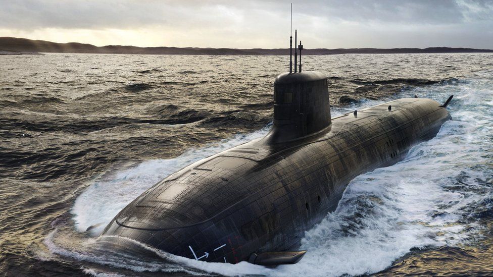 Aukus: UK defence giant BAE Systems wins £3.95bn submarine contract