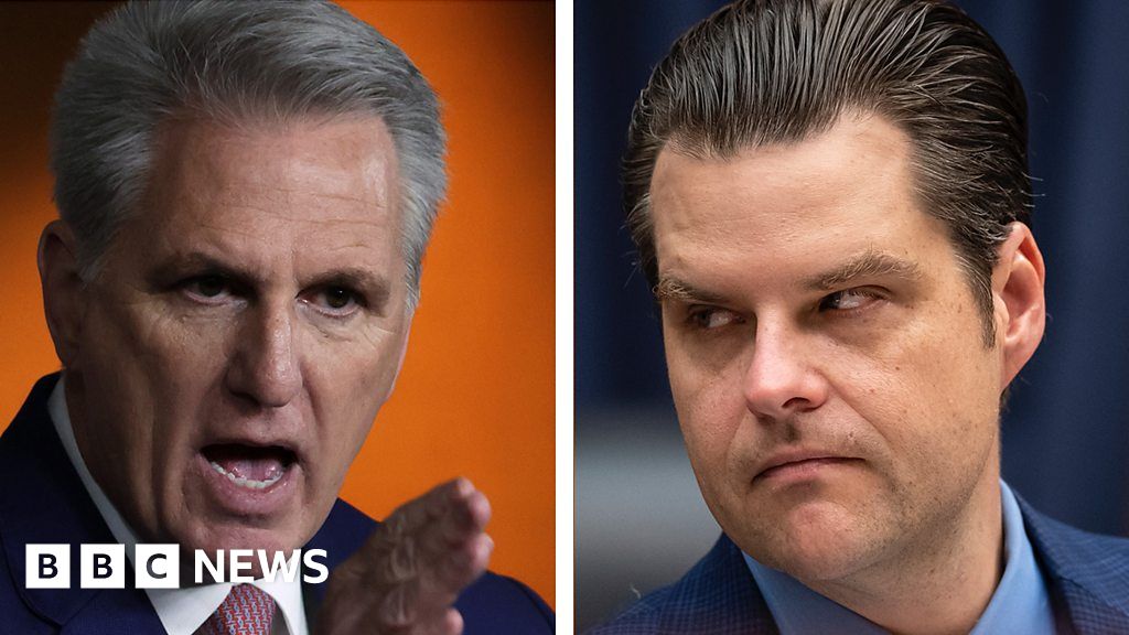 The McCarthy-Gaetz feud… in 105 seconds